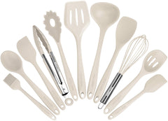 BESTZMWK vista frontal del set de 11 utensilios para cocinar, práctico y completo