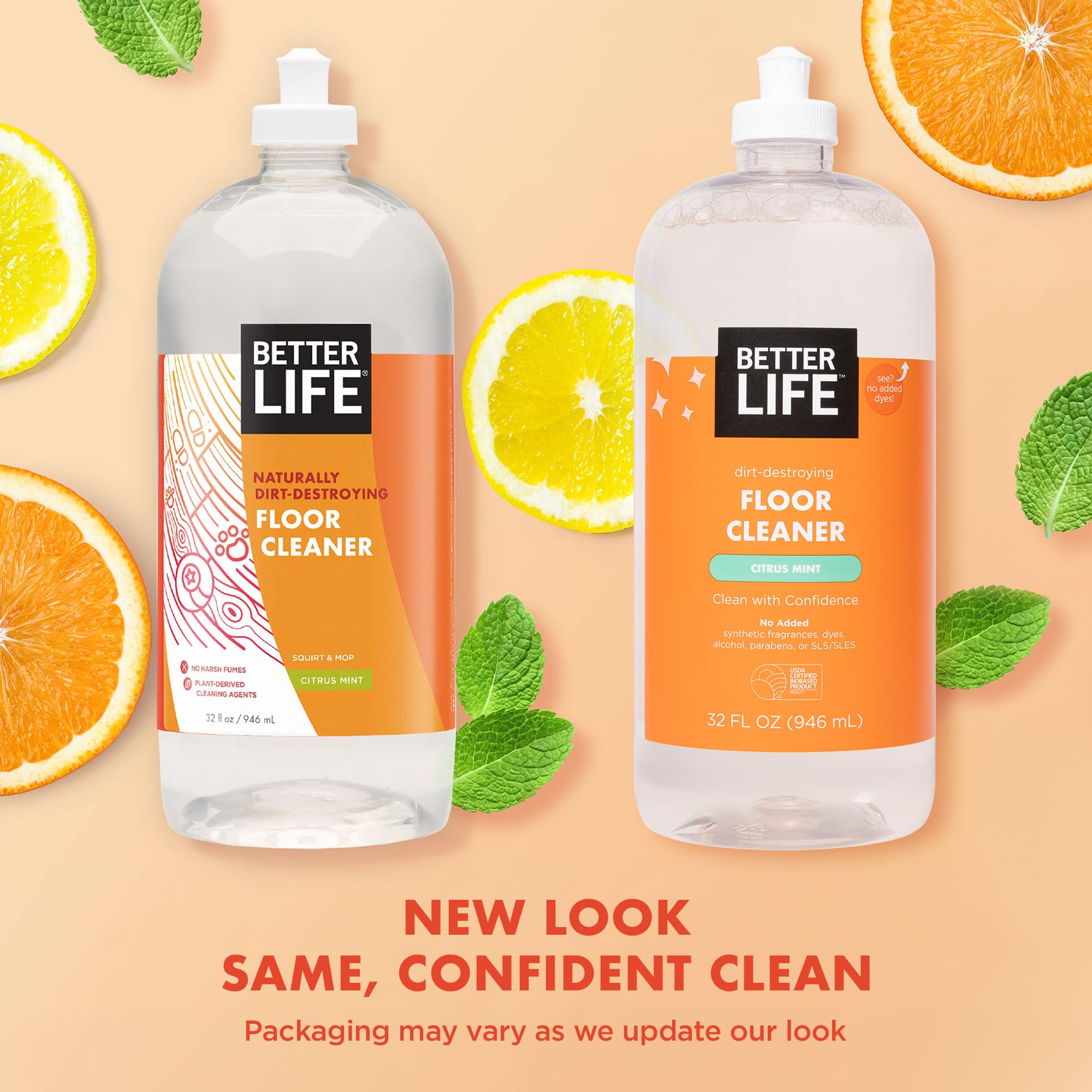 Better Life etiqueta con ingredientes y beneficios visibles para elegir