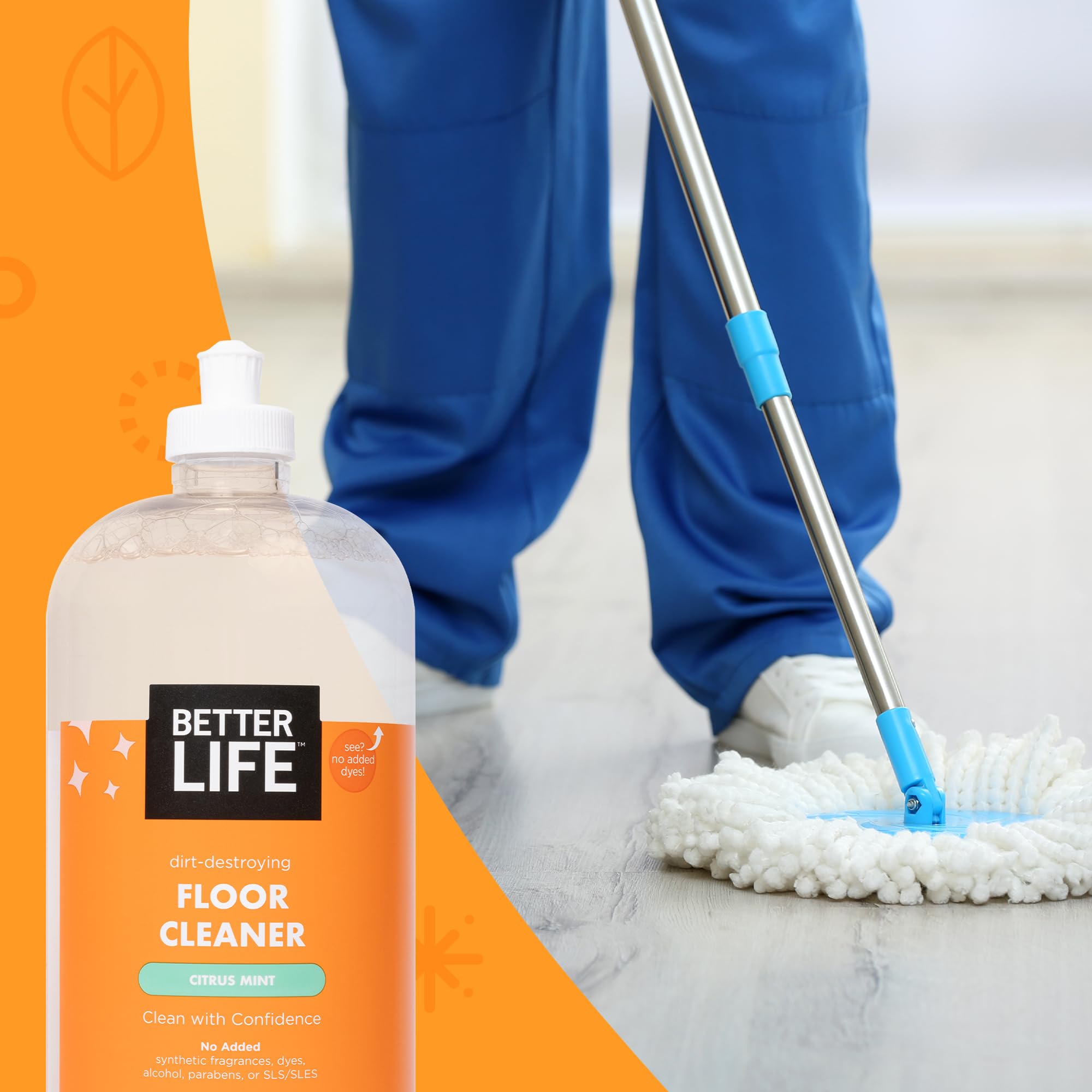 Better Life rótulo Citrus Mint resaltando aroma fresco y limpieza