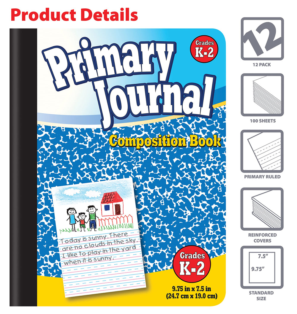 Better Office Products página interior con área de dibujo y líneas para practicar escritura