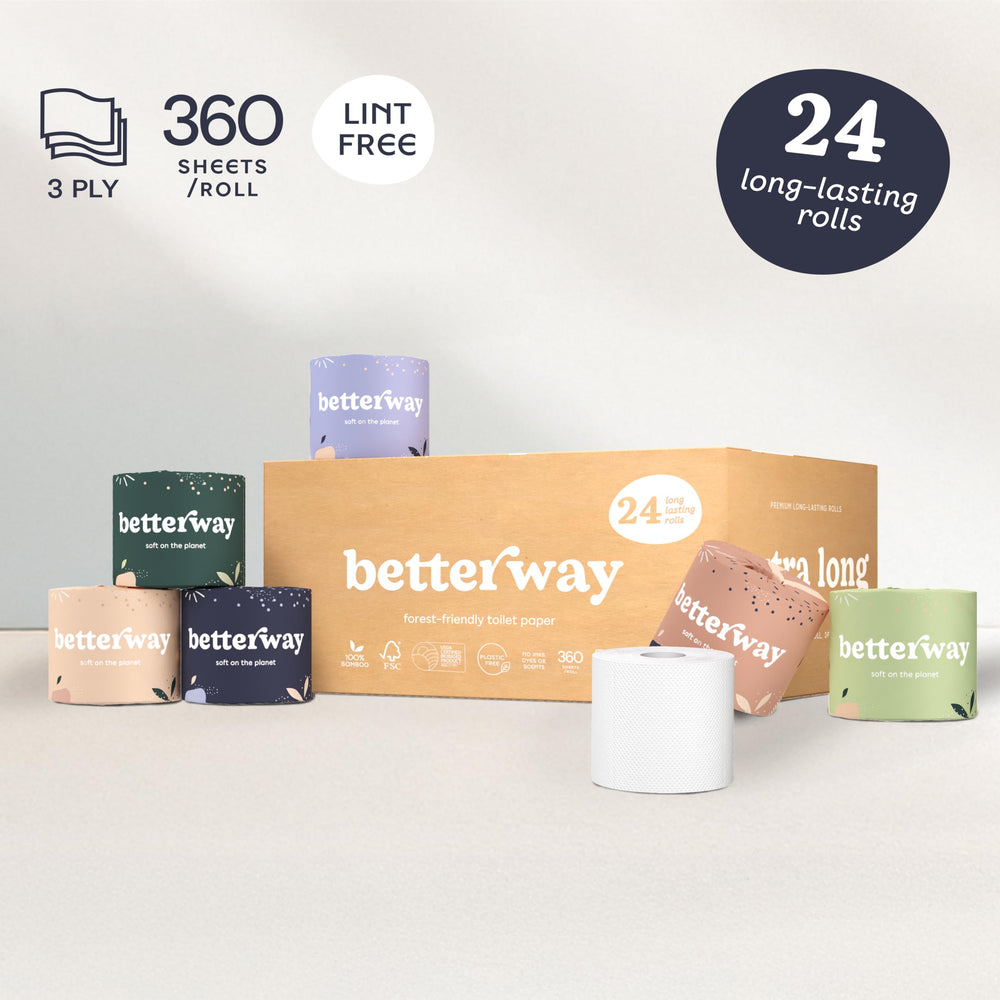 Betterway rótulo con certificación FSC indicando origen forestal responsable