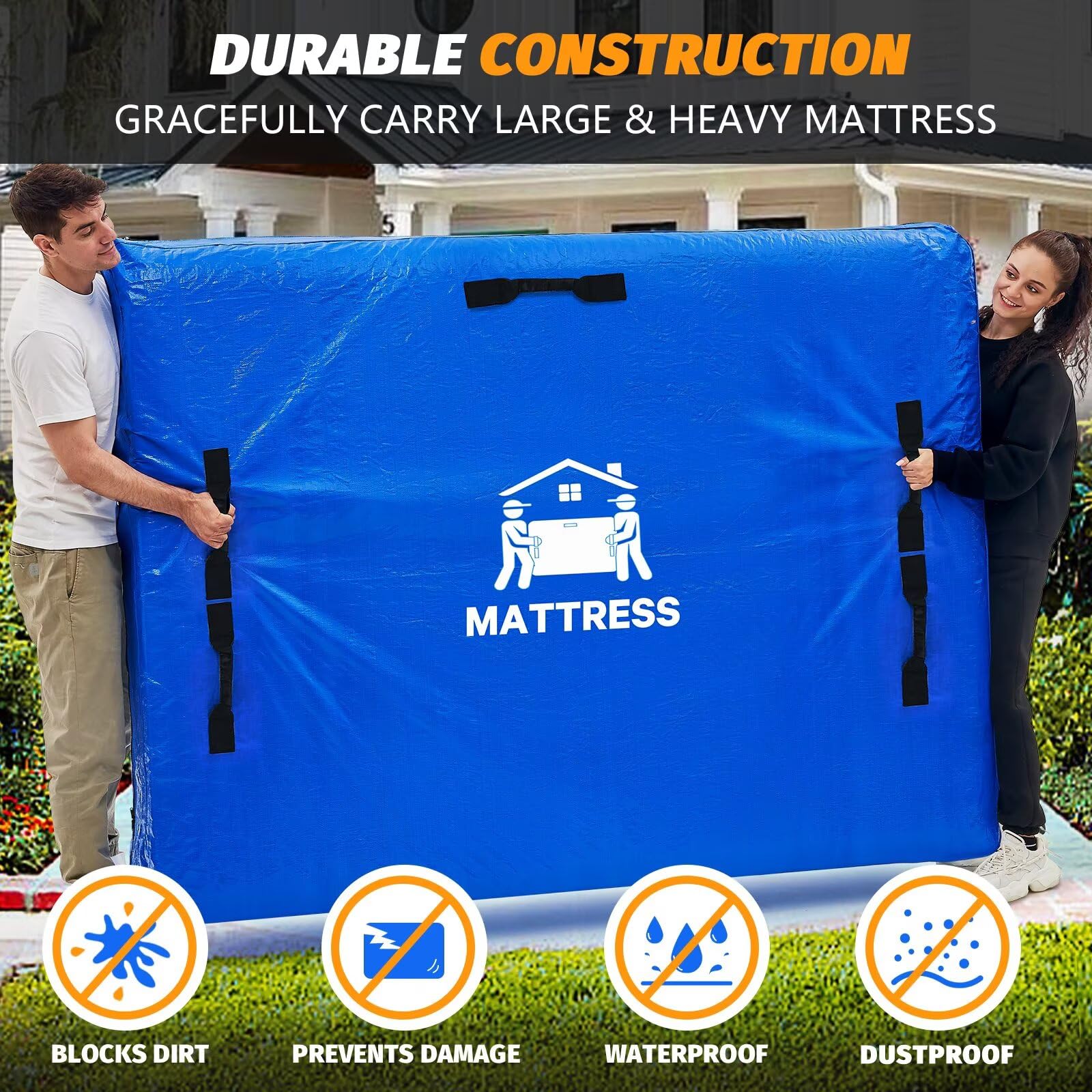 BETU detalle del material PE grueso resistente a salpicaduras