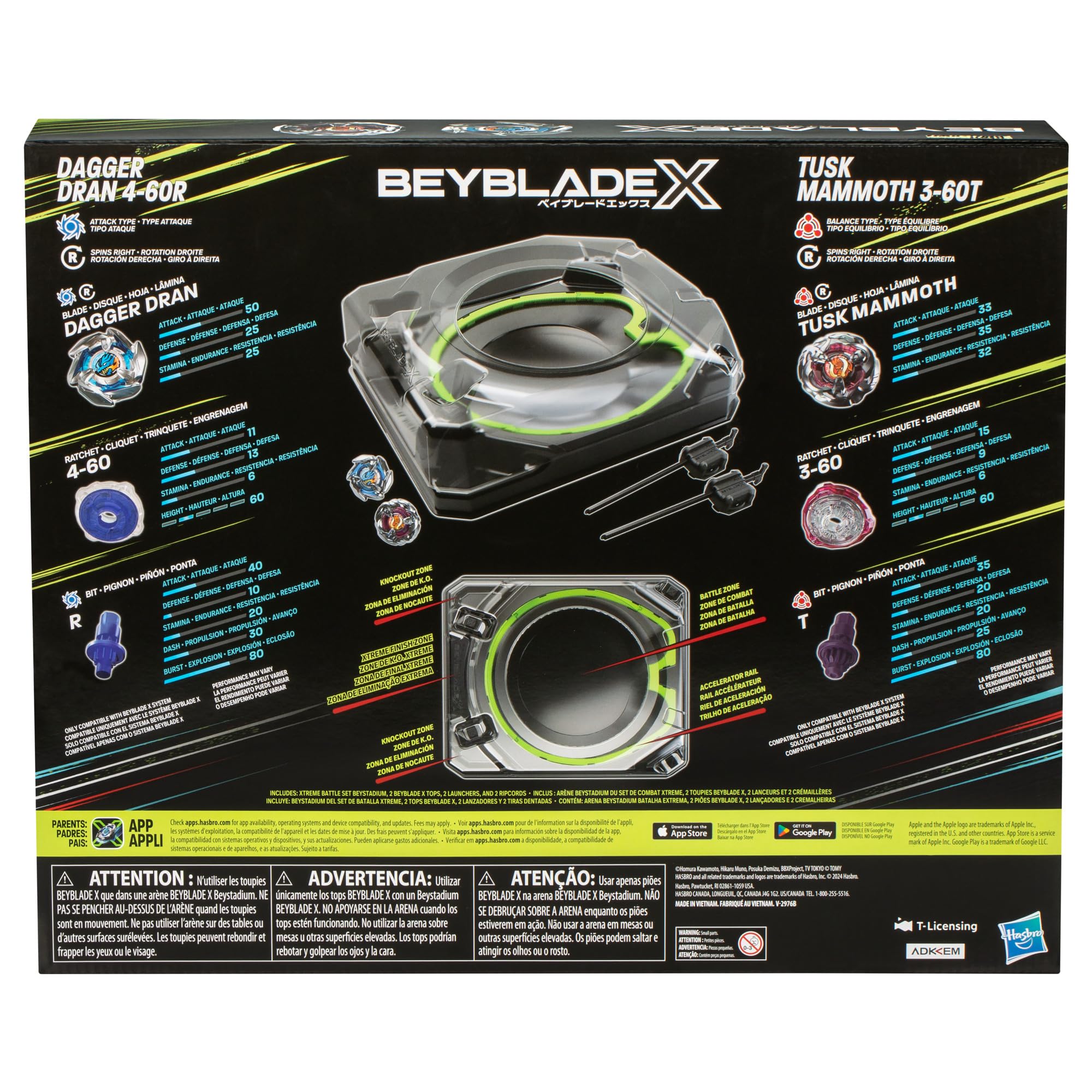 Beyblade Dagger Dran detalle metálico de blade que mejora impactos