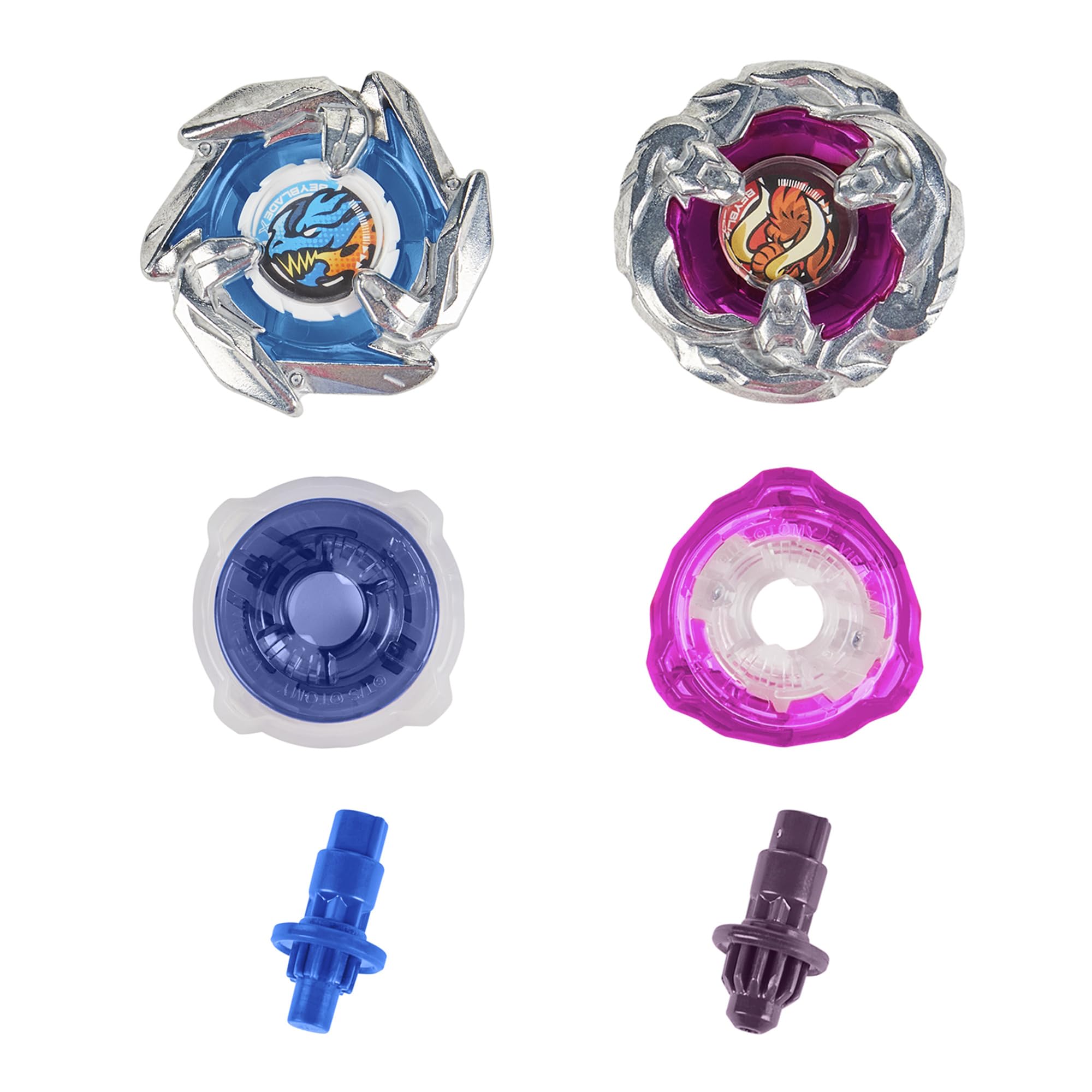 Beyblade lanzadores con ripcords listos para un lanzamiento potente