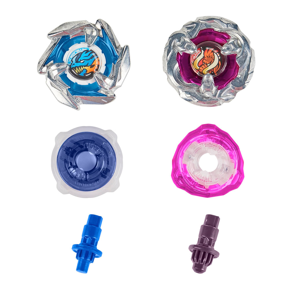 Beyblade lanzadores con ripcords listos para un lanzamiento potente