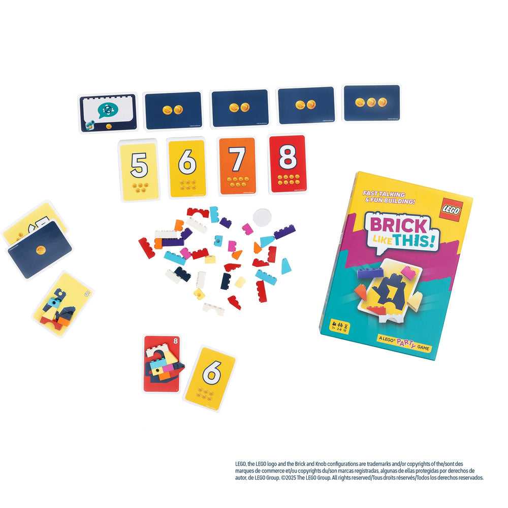 Bezzerwizzer tarjetas de forma y piezas LEGO desplegadas para empezar rápido