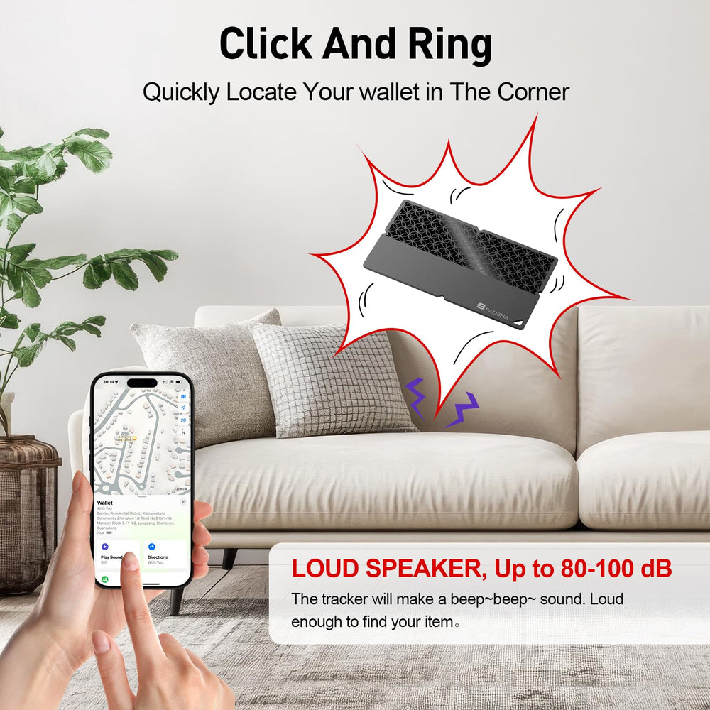 BFADEHA primer plano del altavoz 100dB, sonido potente para encontrar objetos
