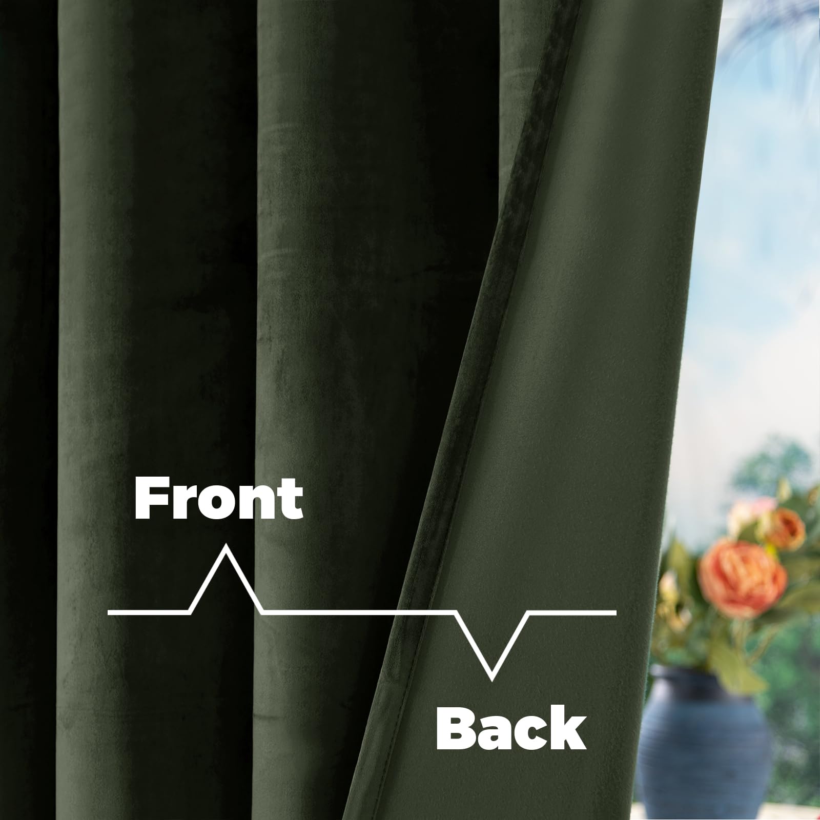 BGment cortina en dormitorio creando ambiente cálido y atenuación de luz