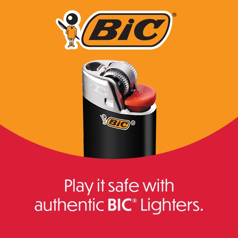 BIC primer plano del mecanismo resistente a niños para mayor seguridad
