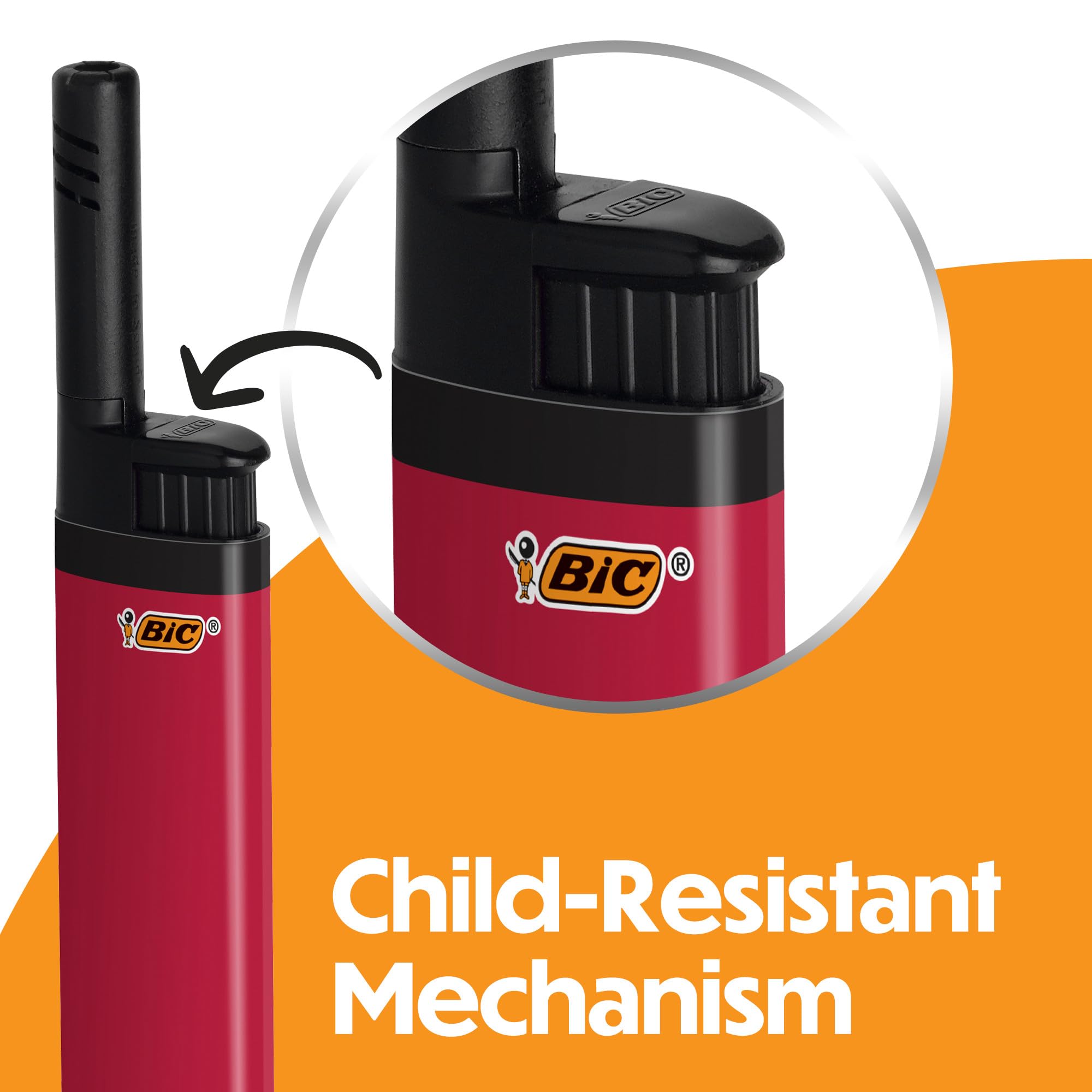 BIC EZ Reach colores surtidos alineados, identifica cada unidad por uso