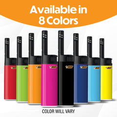 BIC EZ Reach detalle de la varilla de 1.45 pulgadas, mayor seguridad al encender