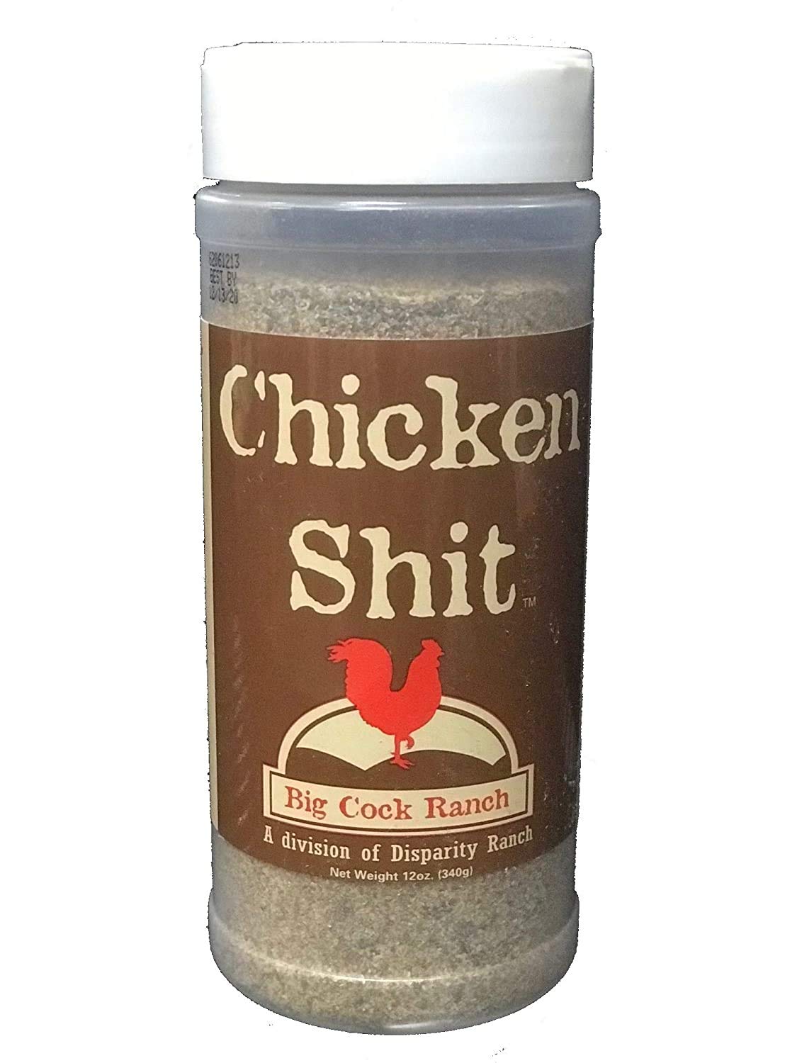 Big Cock Ranch envase frontal de Chicken Shit mostrando la marca y atractivo