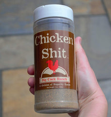 Big Cock Ranch detalle de textura de Chicken Shit que sugiere mezcla aromática