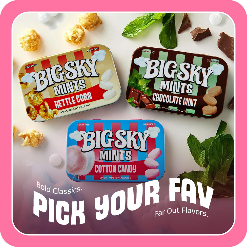 Big Sky etiqueta con símbolos gluten-free y kosher visibles