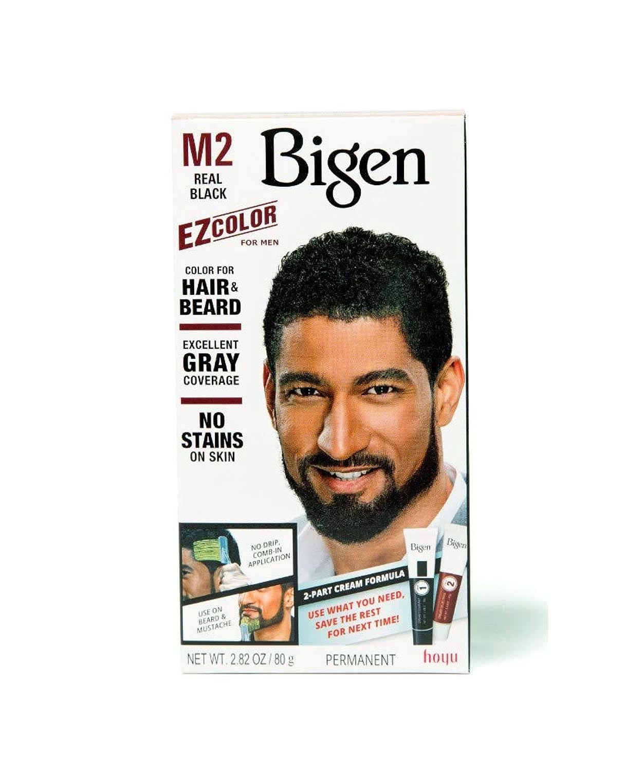 Bigen kit frontal M2 Real Black mostrando envase y caja, fácil identificación