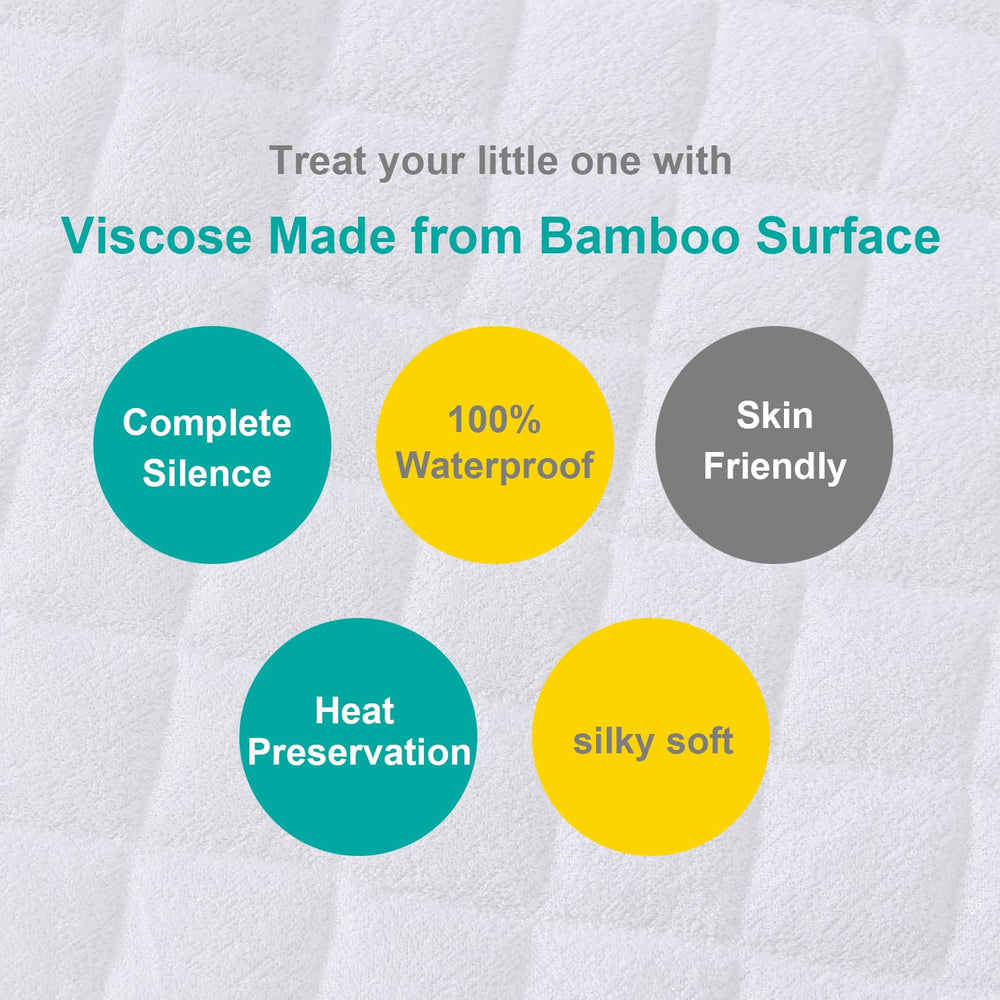 Biloban mattress pad placed inside Baby Delight bassinet demonstrating fit and peace of mind