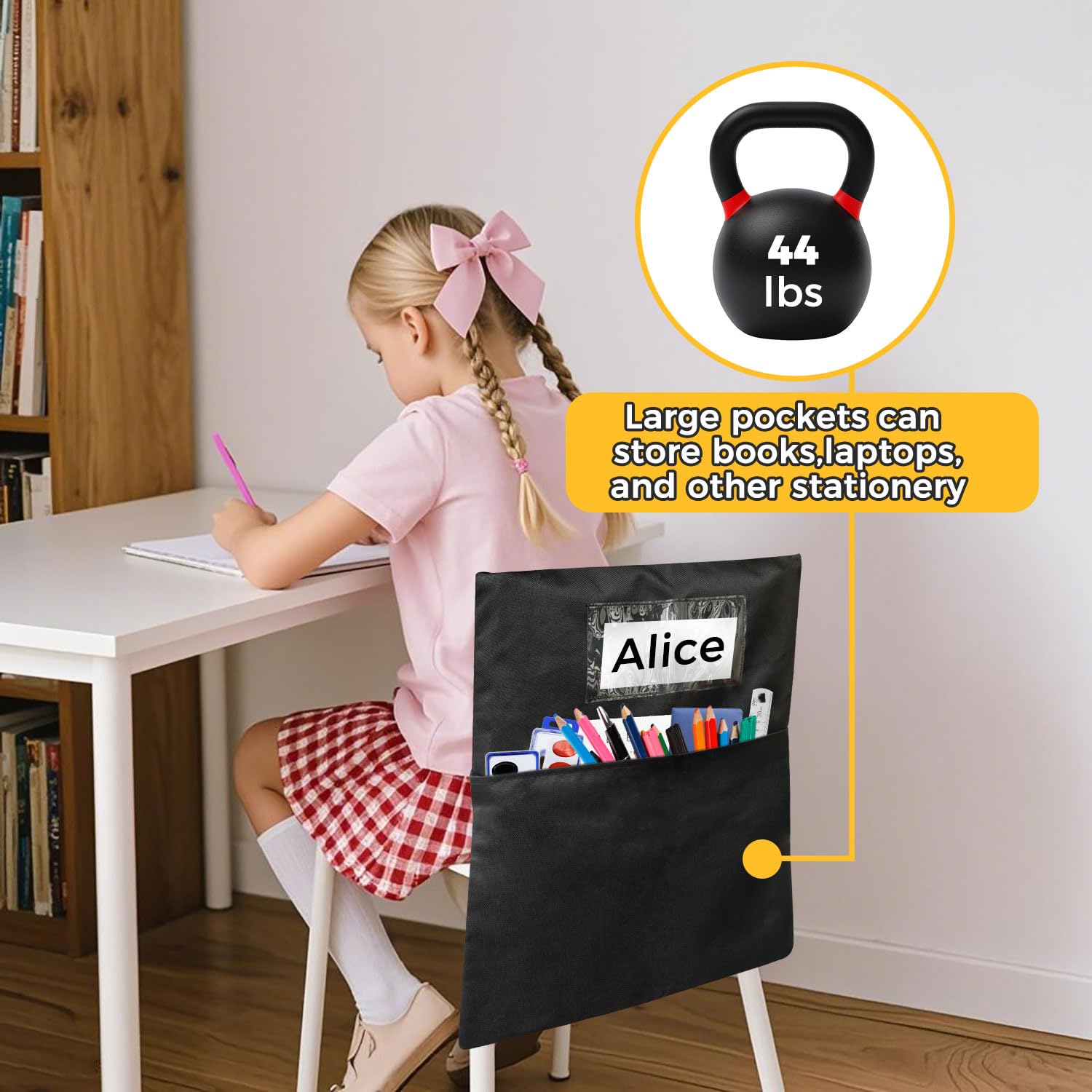 BingLzzr comparación de tamaño junto a una silla para ver escala
