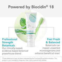 Bio-Botanical Research Biocidin Dentalcidin tubo abierto 3 oz, facilidad de dispensado y uso diario