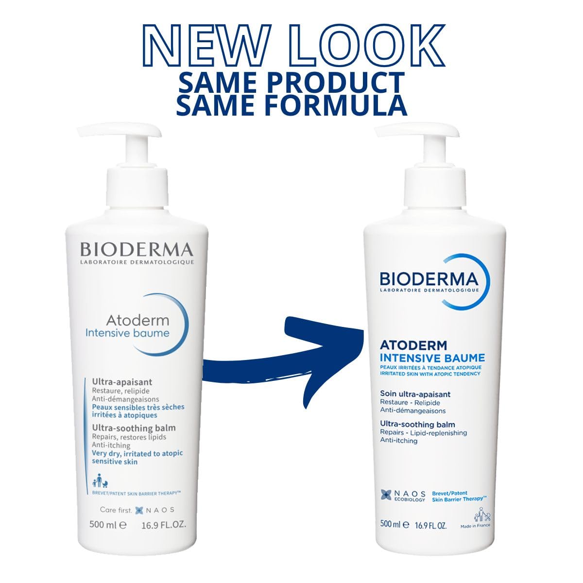 Bioderma textura cremosa del bálsamo Atoderm para nutrición intensa