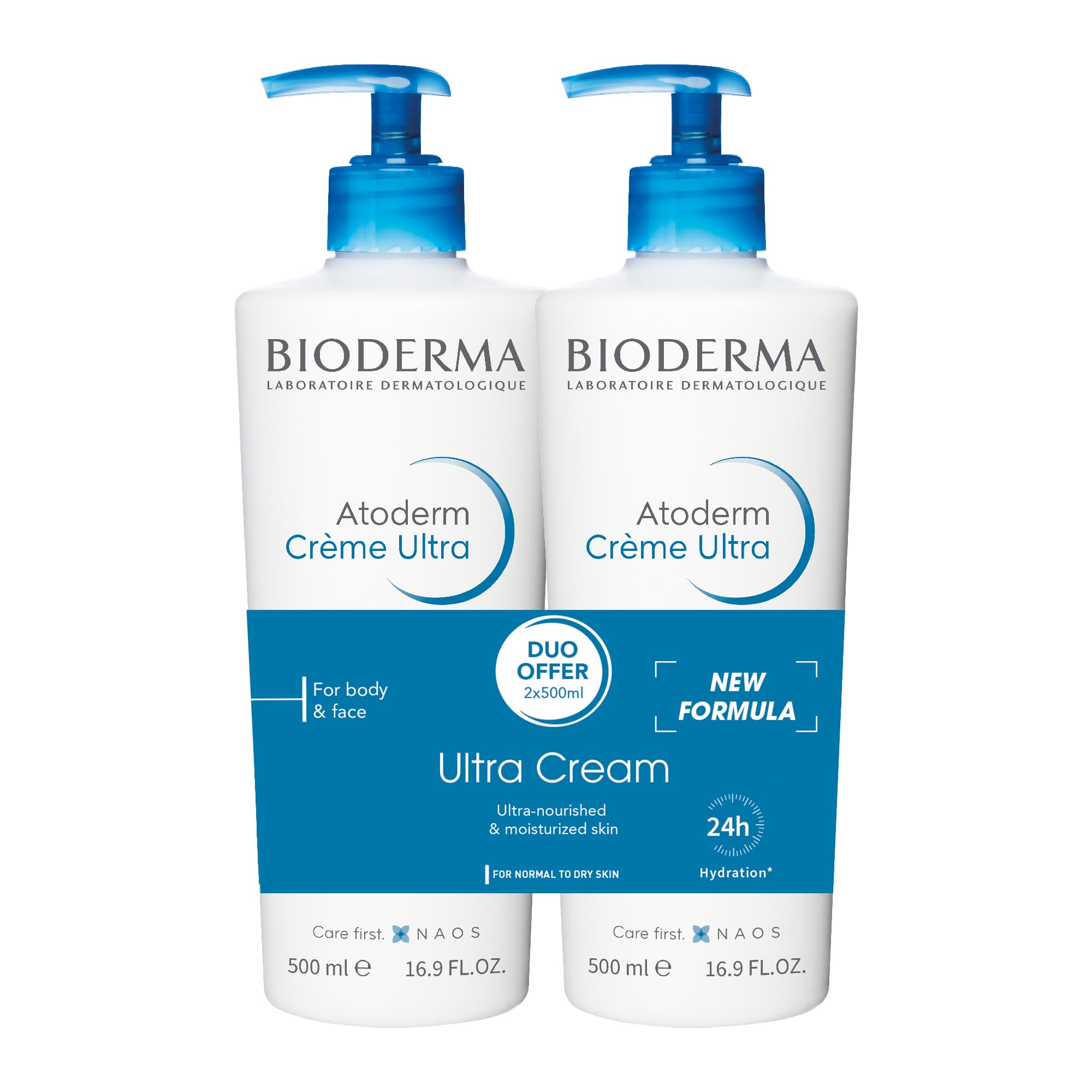 Bioderma Atoderm Ultra crema pack frontal mostrando dos envases para ahorro y continuidad