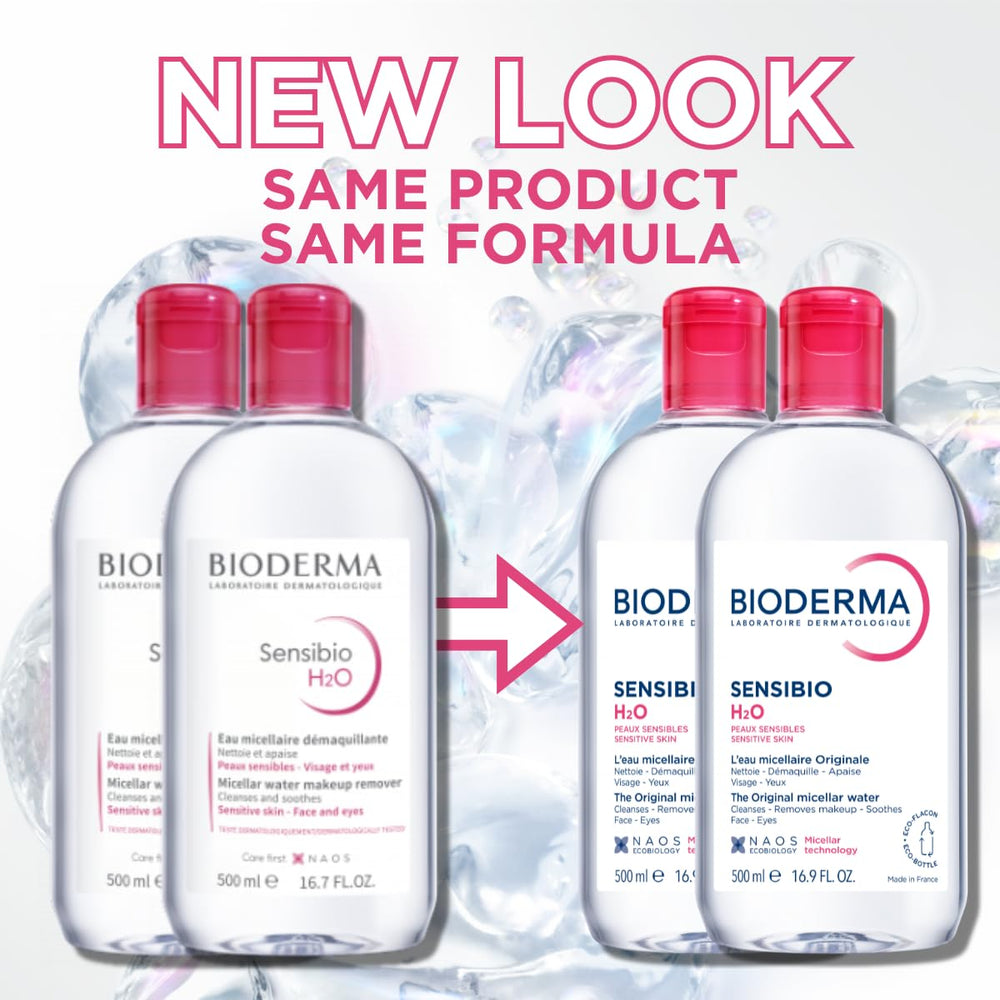 Bioderma Sensibio H2O detalle de textura clara para limpieza suave