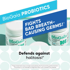 BioGaia Prodentis demostración en boca que facilita administración sin masticar