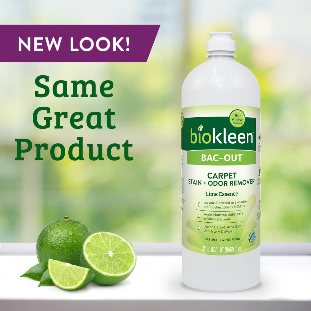 Biokleen Bac-Out comparación de tamaño 32 oz para referencia de cantidad