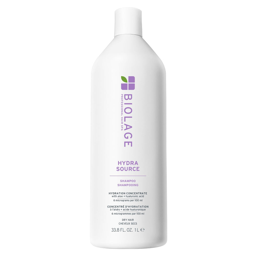 Biolage envase frontal 33.8 fl oz mostrando diseño y beneficio hidratación