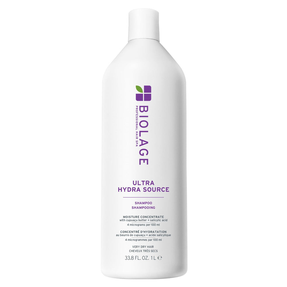 Biolage botella frontal mostrando diseño y referencia, hidratación visible