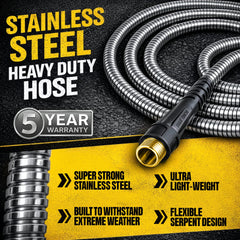 BIONIC STEEL primer plano de la textura de acero inoxidable duradera