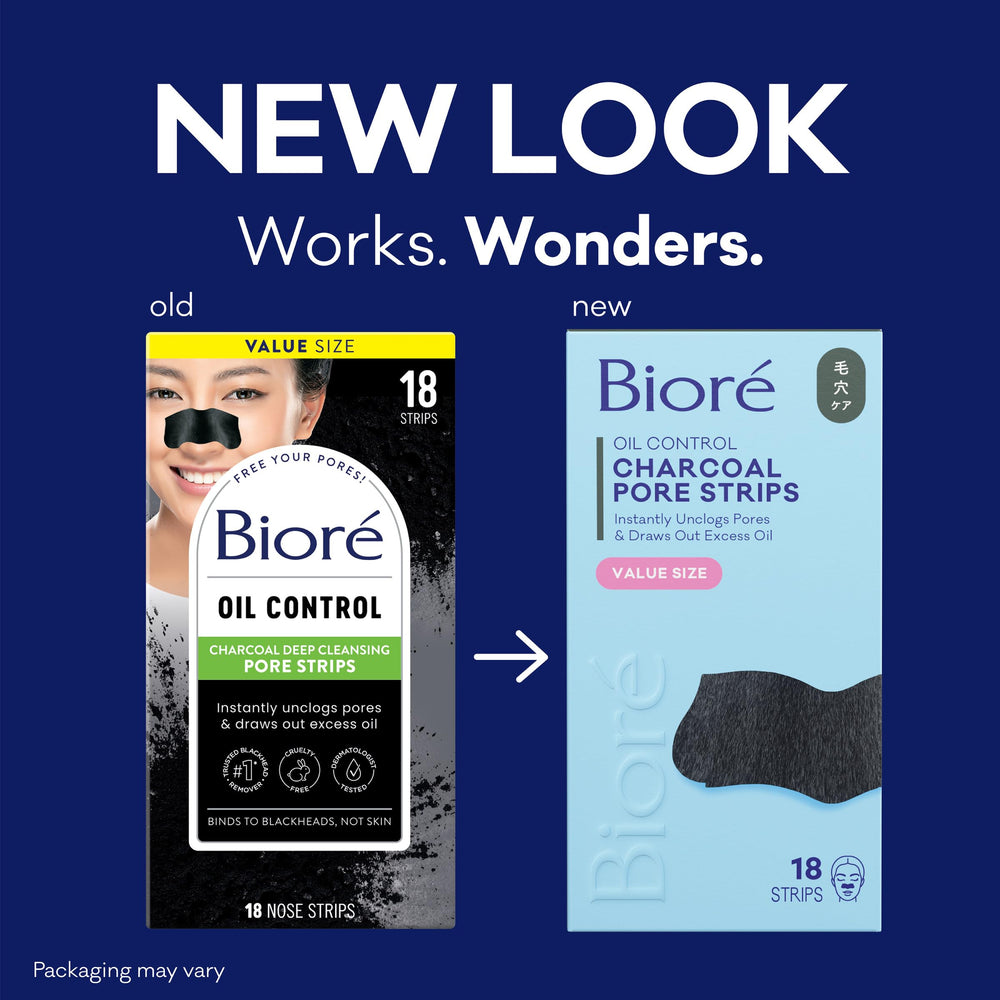 Bioré primer plano de textura del carbón y gel adhesivo eficaz