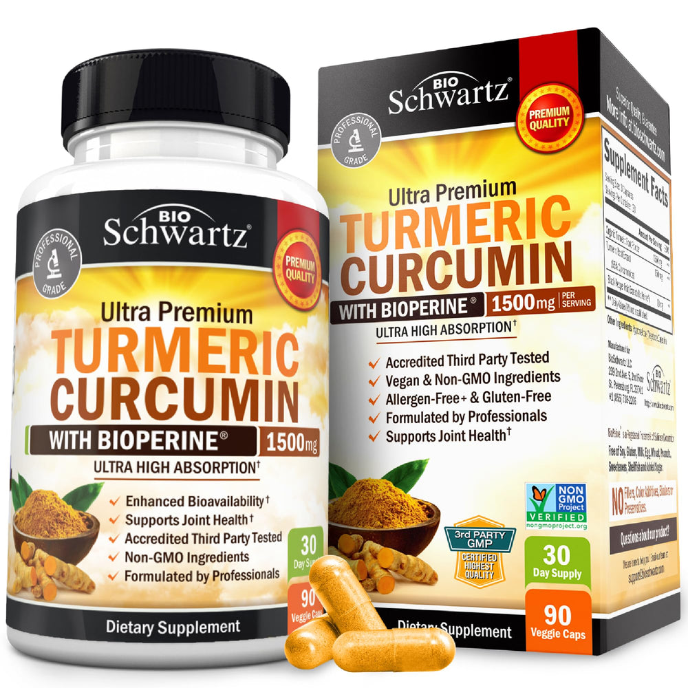 BioSchwartz frente del empaque mostrando la presentación y beneficios