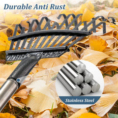 Bird Twig mango telescópico extendido, ajuste 36–78" para postura cómoda