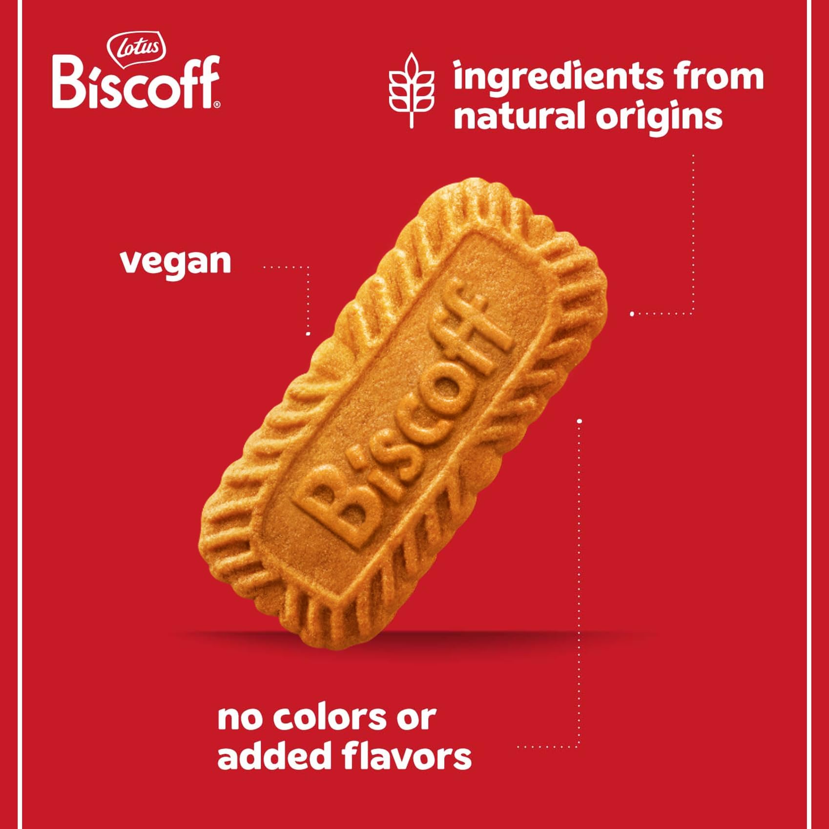 Biscoff galletas servidas en plato para acompañar café