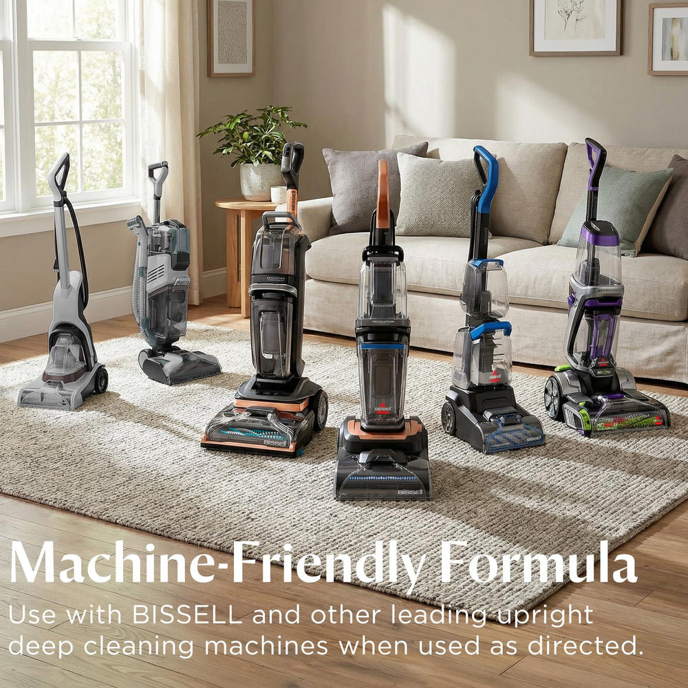 BISSELL producto en sala con mascotas, limpieza profunda sin fragancia