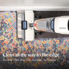 Bissell CrossWave Edge during self-clean-out ciclo de autolimpieza que facilita mantenimiento