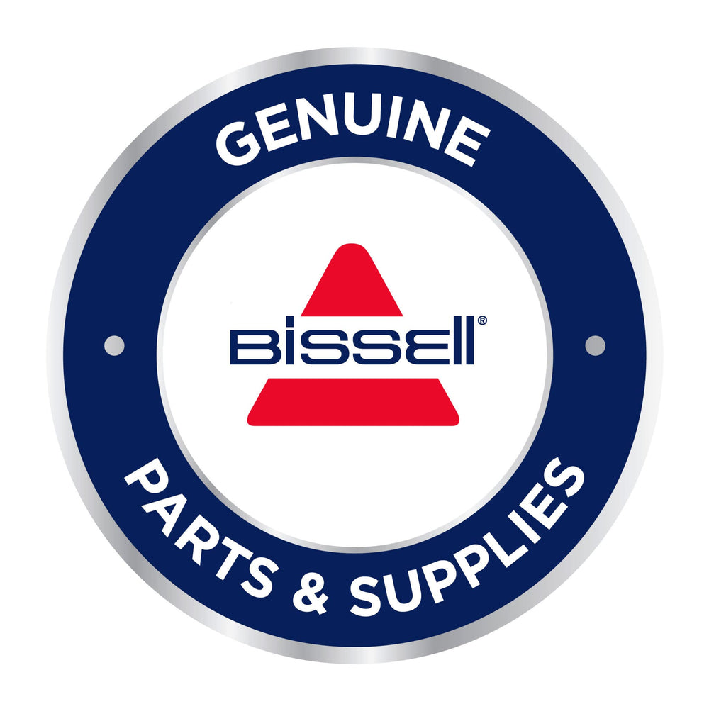 Bissell etiqueta detalle con instrucciones claras que ayuda a usar correctamente