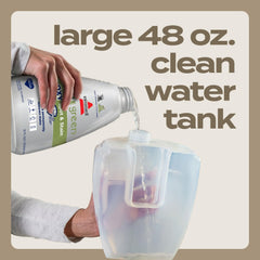 BISSELL Little Green limpiando tapicería y eliminando manchas rápidamente