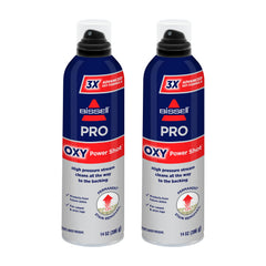 Bissell Power Shot Oxy vista frontal del envase mostrando marca y etiqueta