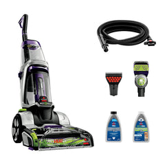 Bissell ProHeat 2X vista frontal mostrando controles y depósito, limpieza potente