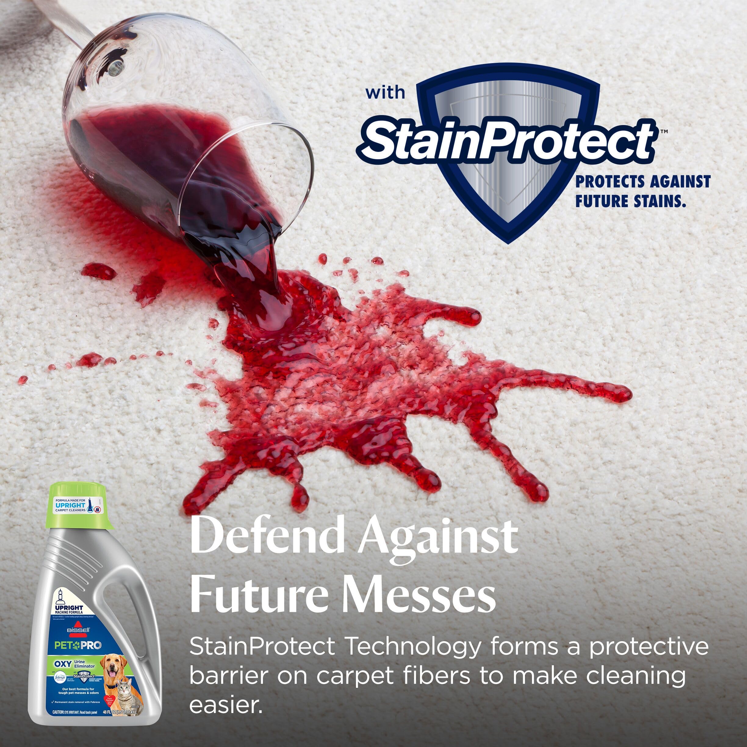 Bissell upholstery cleaning demo showing safe fabric care and odor removal