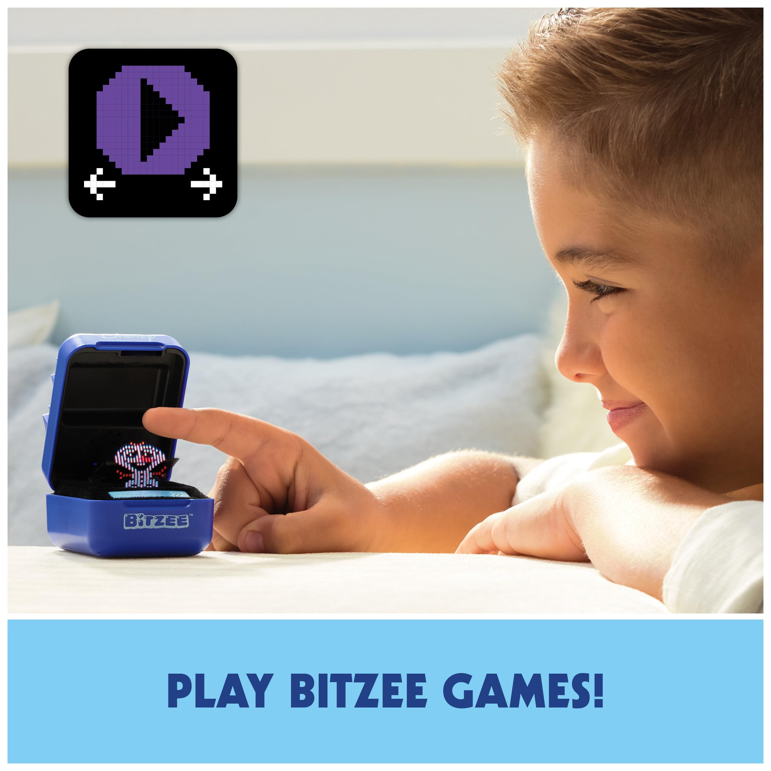 BITZEE muestra varios personajes coleccionados en el pod