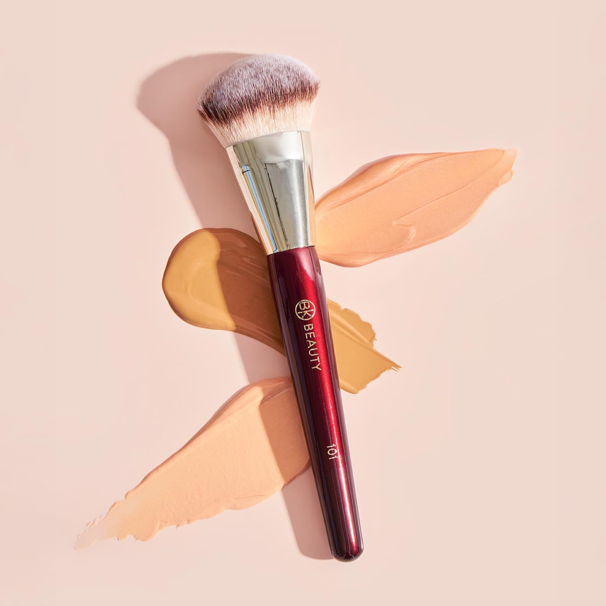 BK BEAUTY resultado antes y después con base para acabado pulido