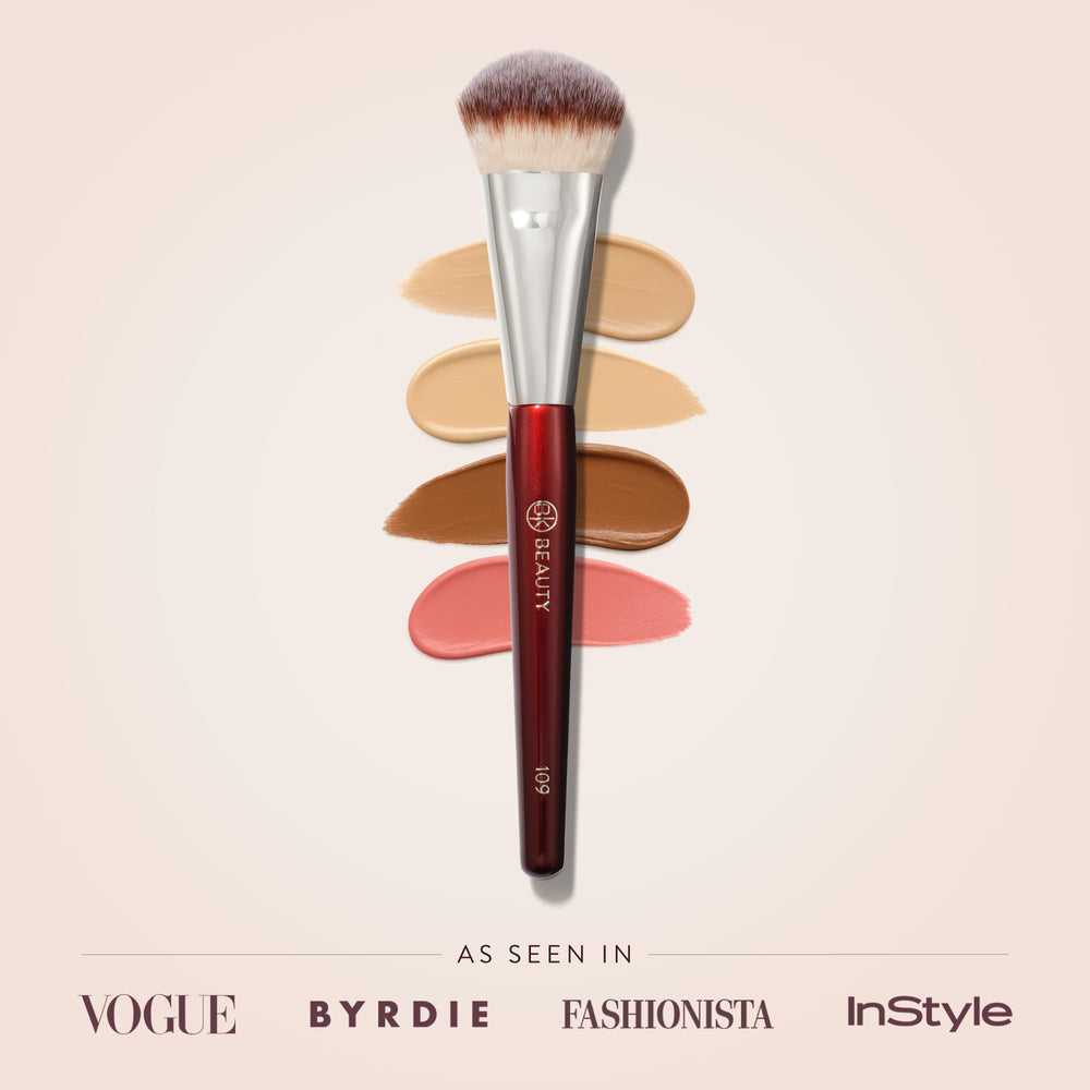 BK BEAUTY detalle de fibras sintéticas densas que ofrecen acabado suave