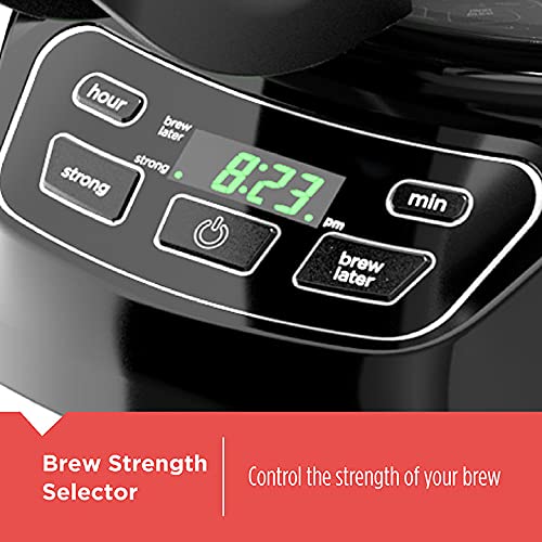 BLACK+DECKER primer plano del cabezal Vortex que mejora la saturación del café