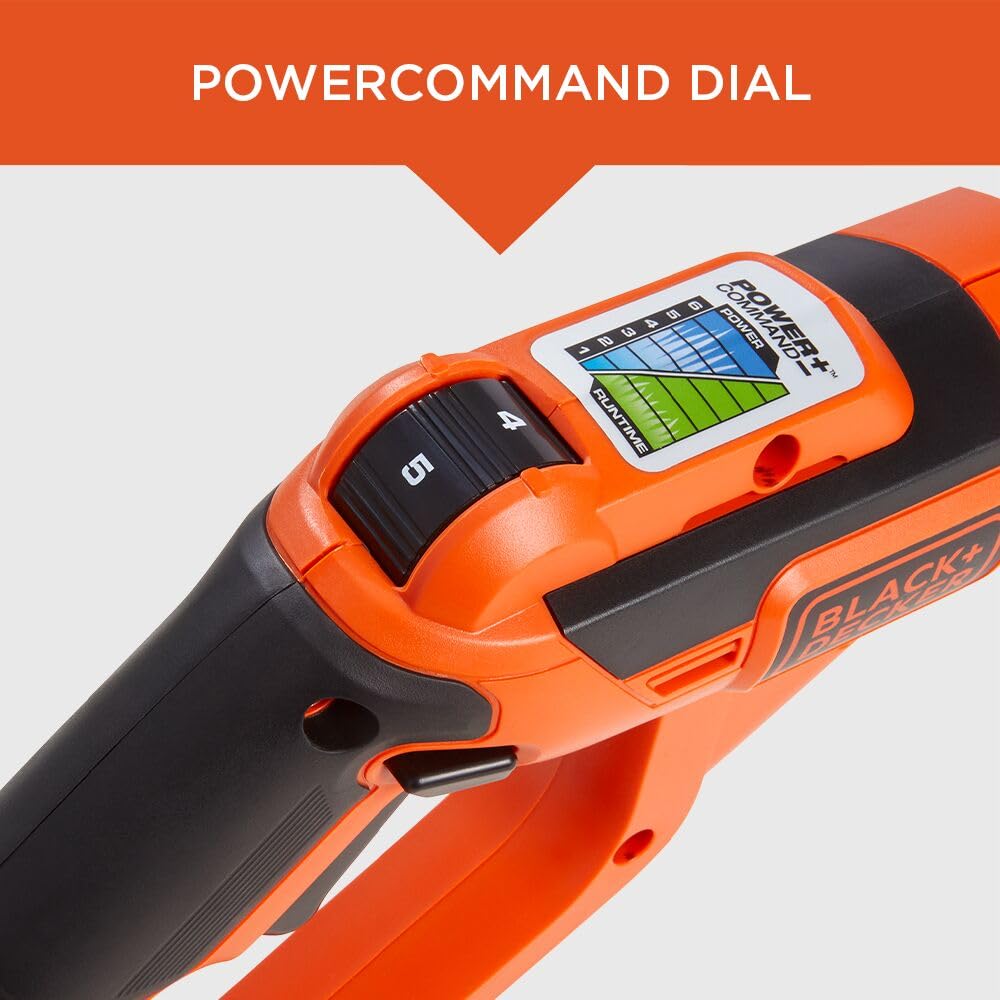 BLACK+DECKER dial de potencia que permite ahorrar batería o aumentar fuerza