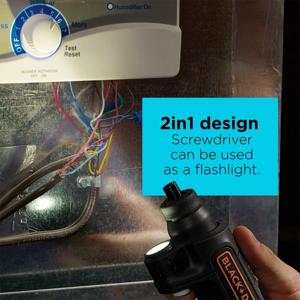 BLACK+DECKER mango pivotante en acción facilita acceso a ángulos estrechos