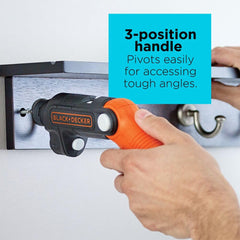 BLACK+DECKER puntas incluidas y cargador listos para uso inmediato