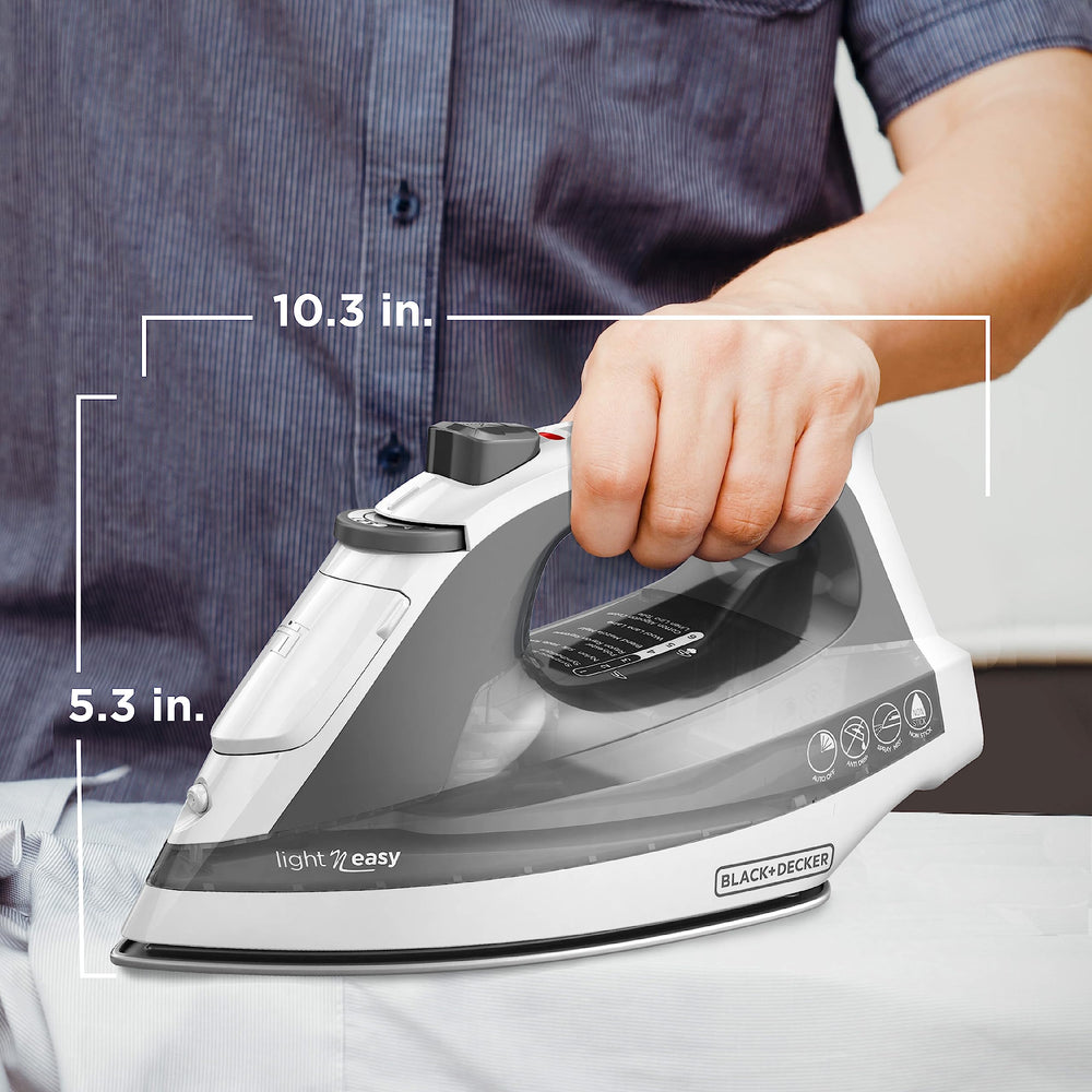 BLACK+DECKER comparación de tamaño, compacto para fácil almacenaje