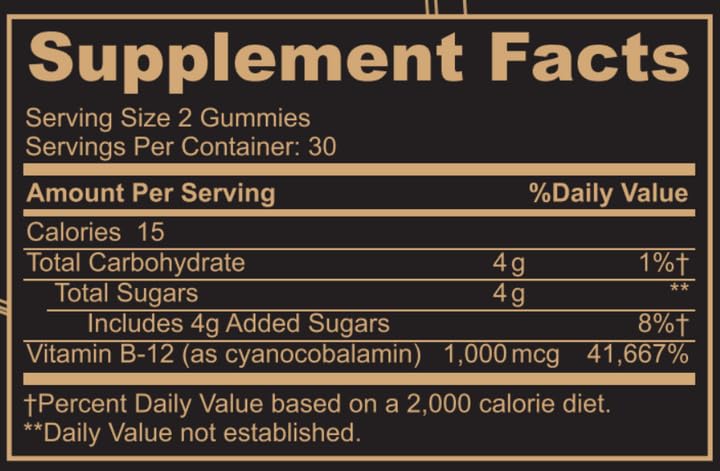Black Girl Vitamins primer plano textura de gomita y aspecto apetecible